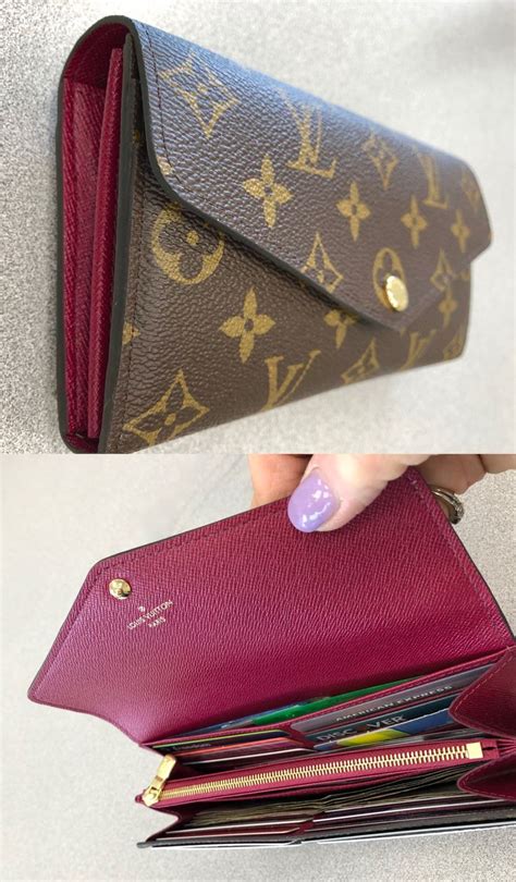 Sarah Wallet Monogram 